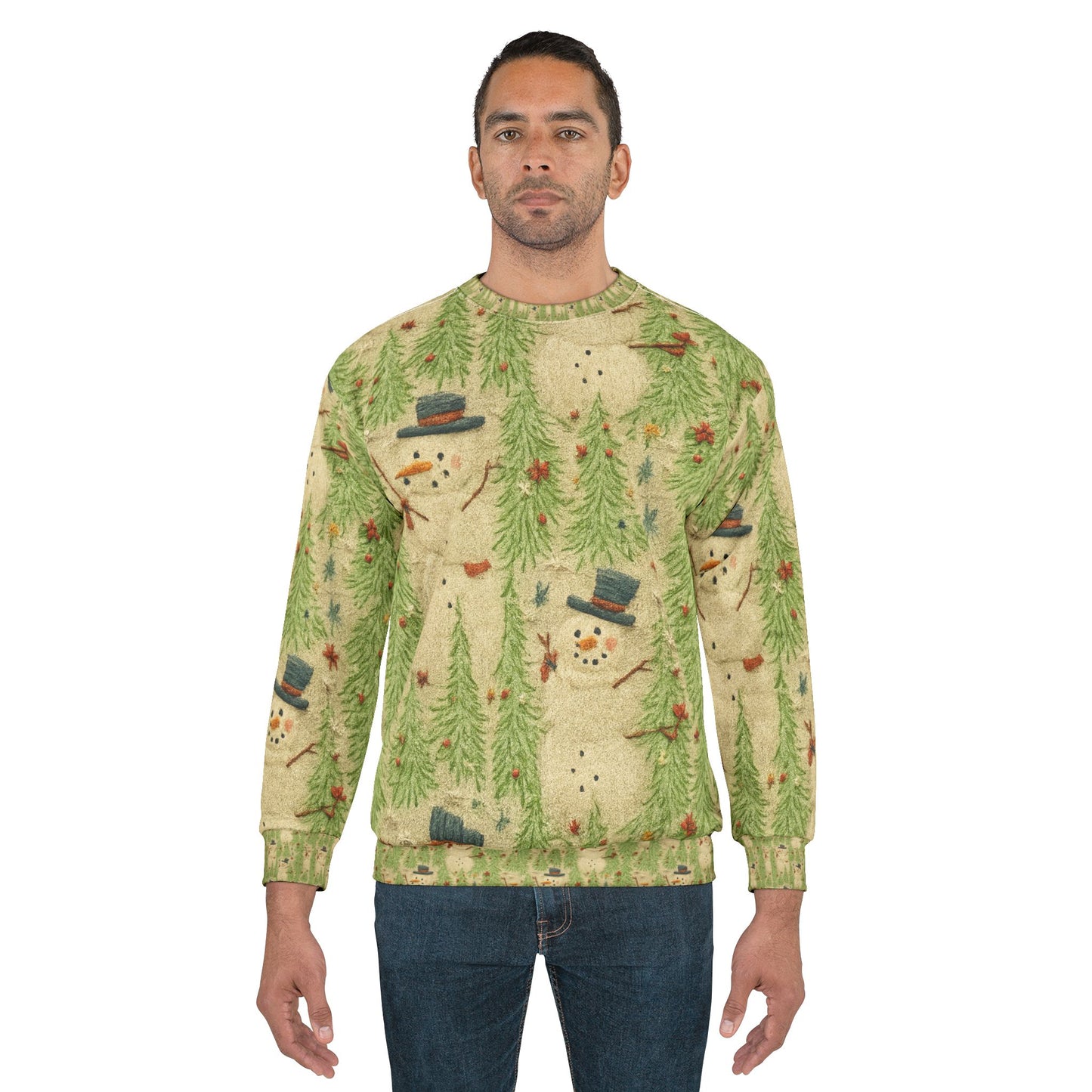 Unisex Snowman Sweatshirt (AOP)