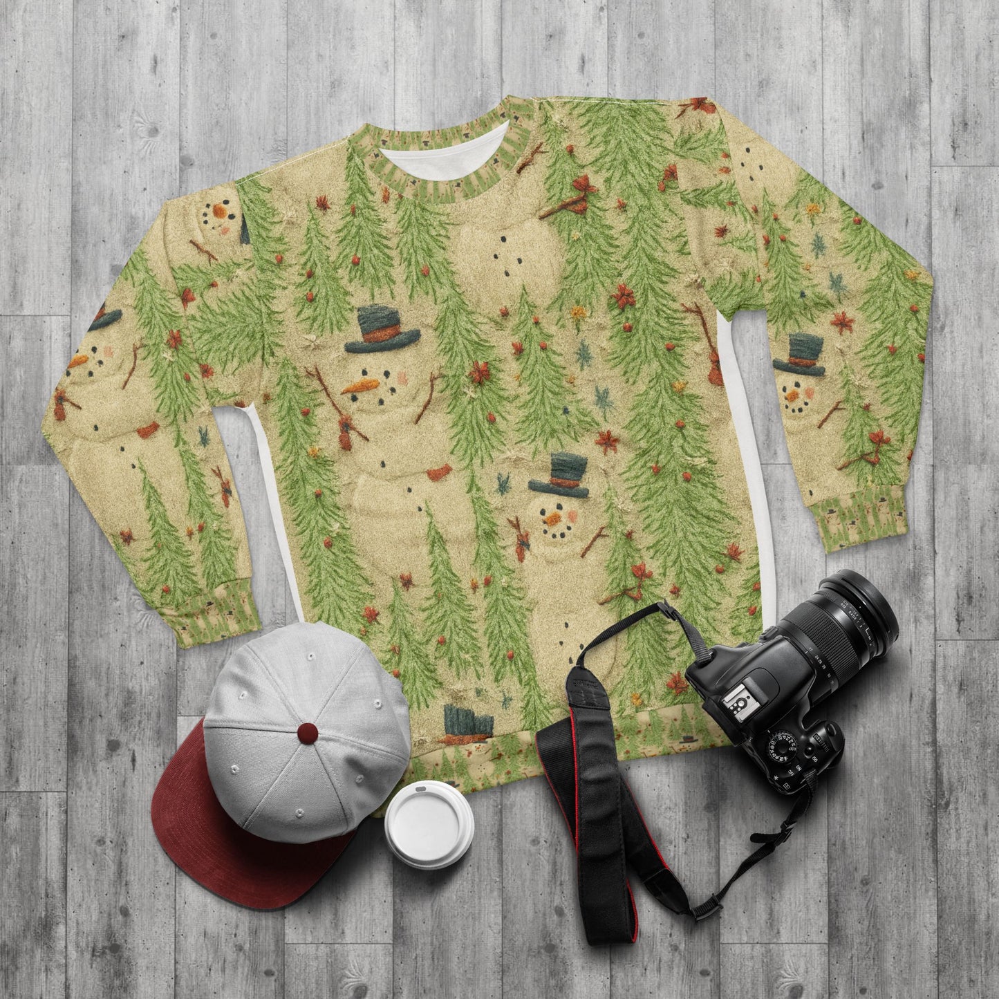 Unisex Snowman Sweatshirt (AOP)