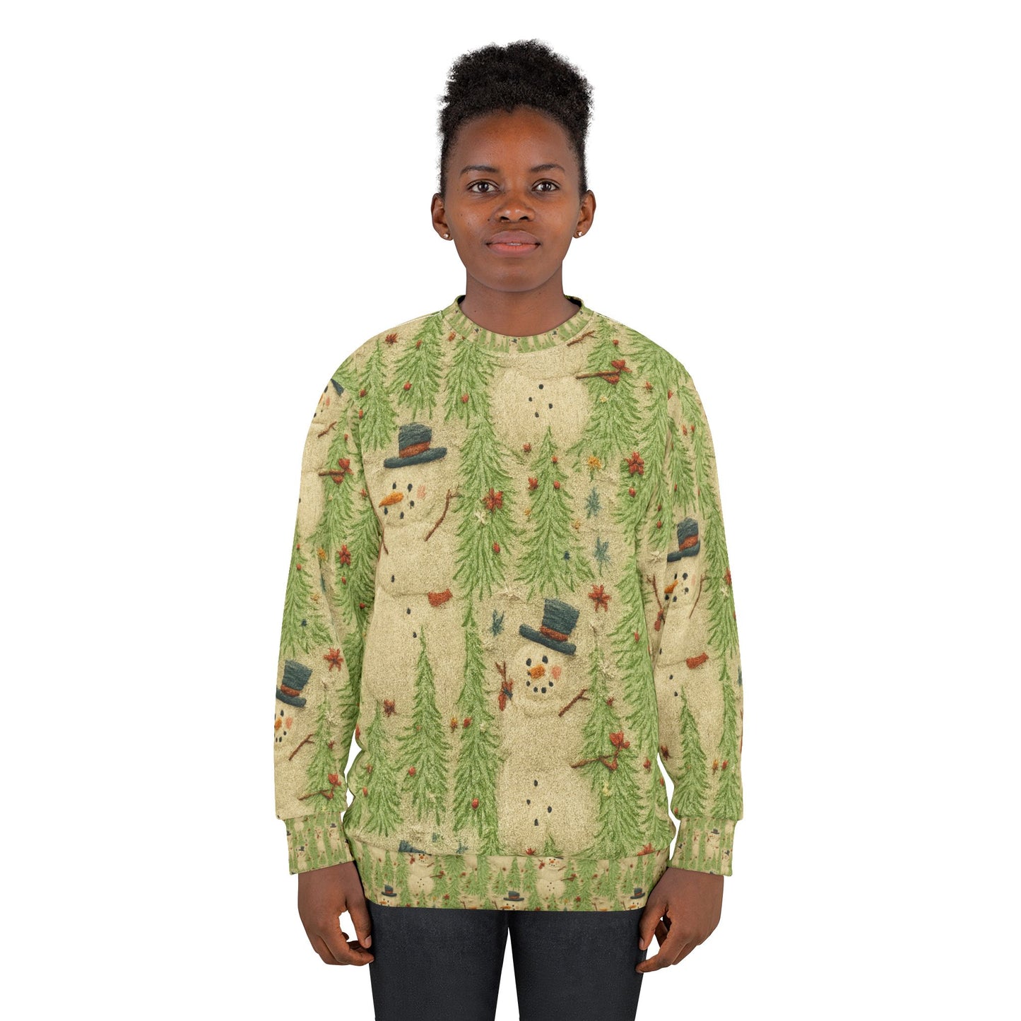 Unisex Snowman Sweatshirt (AOP)